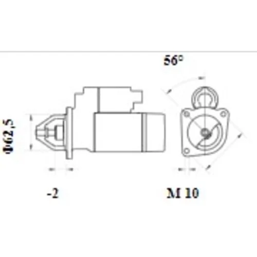 Štartér MS 1089 /MAHLE/ - obr. 1