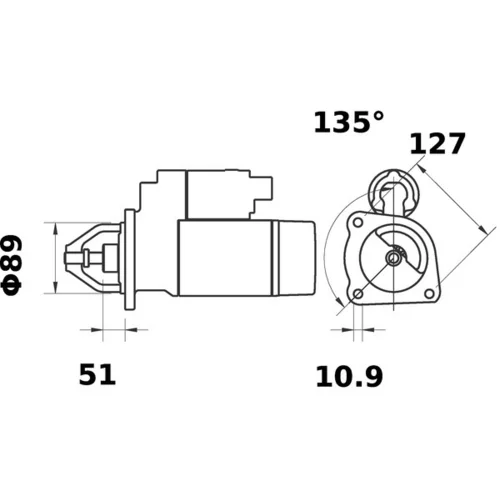 Štartér MS 152 /MAHLE/ - obr. 4