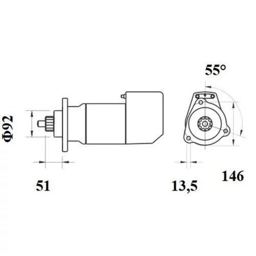 Štartér MS 780 /MAHLE/ - obr. 4