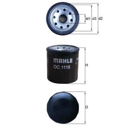 Olejový filter MAHLE OC 1116