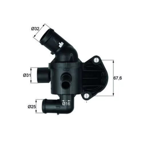 Termostat chladenia TI 15 87 /MAHLE/ - obr. 2