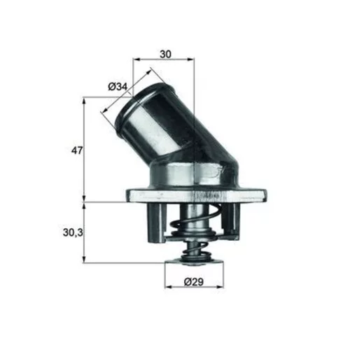 Termostat chladenia TI 3 87 /MAHLE/ - obr. 2