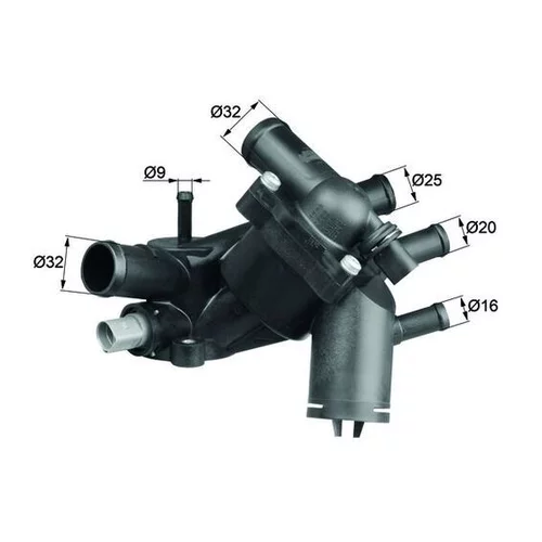 Termostat chladenia TM 5 109 /MAHLE/ - obr. 2
