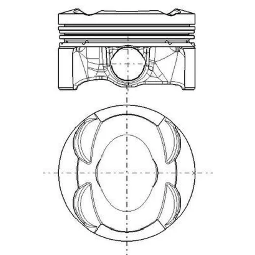 Piest MAHLE 039 PI 00138 000