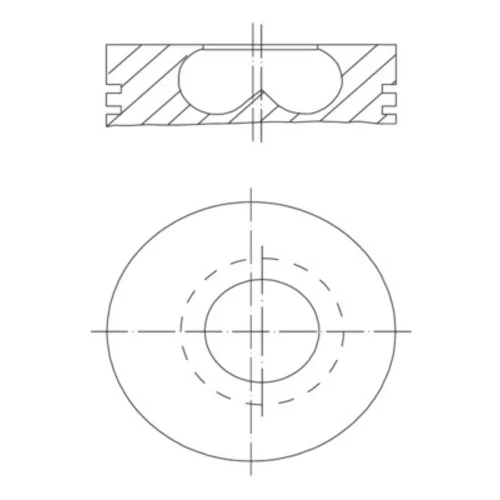 Piest 081 PI 00123 001 /MAHLE/ - obr. 1