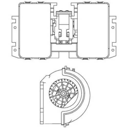 Vnútorný ventilátor AB 180 000P /MAHLE/ - obr. 1