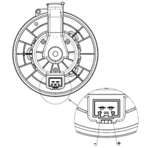 Vnútorný ventilátor AB 259 000P /MAHLE/ - obr. 1