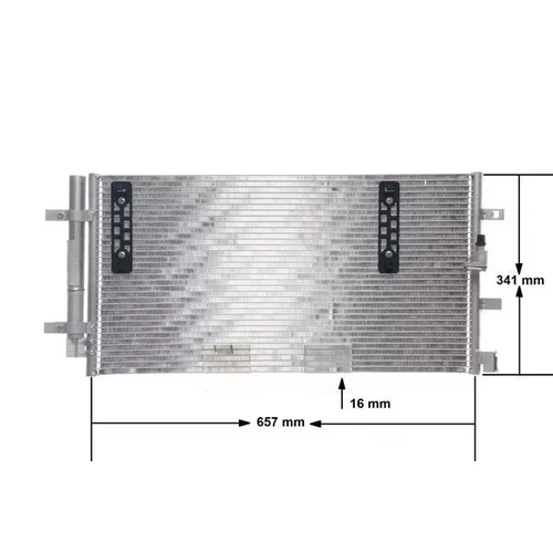 Kondenzátor klimatizácie AC 4 000S /MAHLE/ - obr. 1