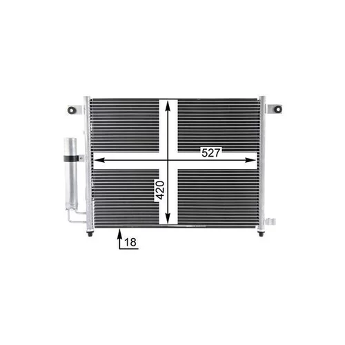 Kondenzátor klimatizácie AC 423 000P /MAHLE/ - obr. 7