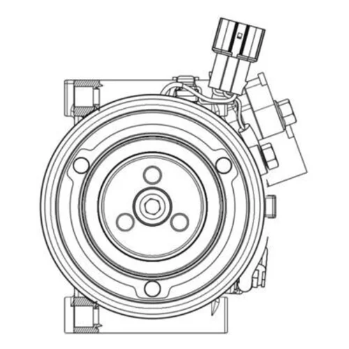 Kompresor klimatizácie ACP 633 000P /MAHLE/ - obr. 2