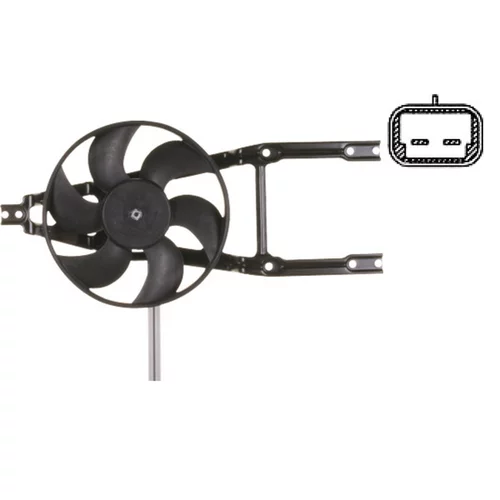 Ventilátor chladenia motora MAHLE CFF 321 000S