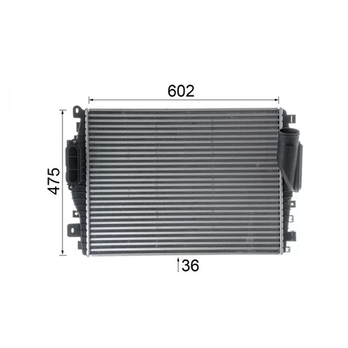 Chladič plniaceho vzduchu CI 376 000P /MAHLE/ - obr. 12
