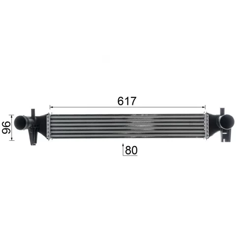 Chladič plniaceho vzduchu CI 516 000P /MAHLE/ - obr. 10