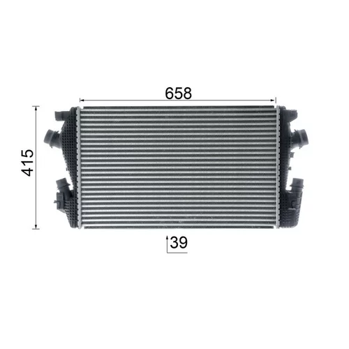 Chladič plniaceho vzduchu CI 625 000P /MAHLE/ - obr. 13