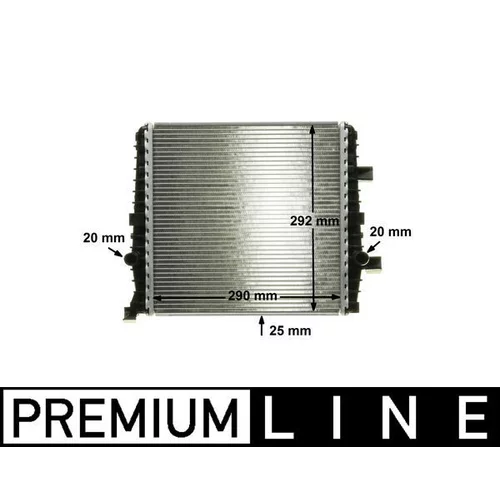 Chladič motora MAHLE CR 1027 000P