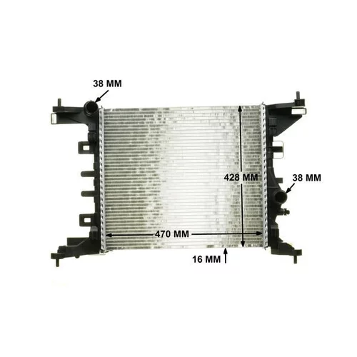 Chladič motora CR 1187 000P /MAHLE/ - obr. 16