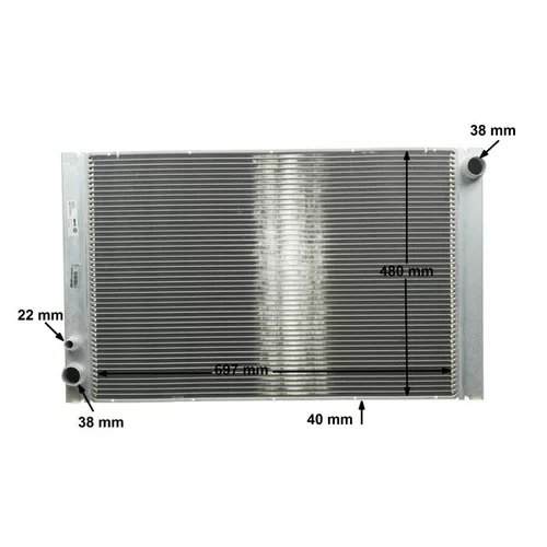 Chladič motora CR 1204 000P /MAHLE/ - obr. 10