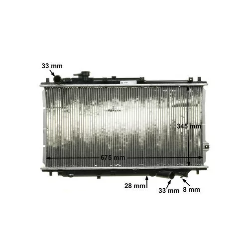 Chladič motora CR 1326 000P /MAHLE/ - obr. 14