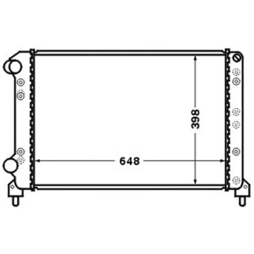 Chladič motora CR 1447 000S /MAHLE/ - obr. 1