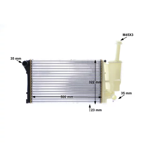 Chladič motora CR 1451 000S /MAHLE/ - obr. 12