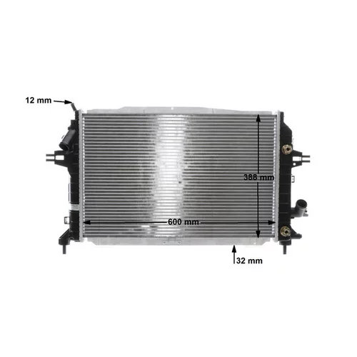 Chladič motora CR 1857 000S /MAHLE/ - obr. 16