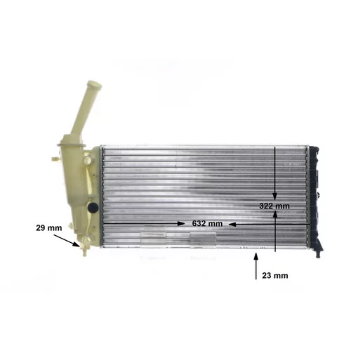 Chladič motora CR 2008 000S /MAHLE/ - obr. 1