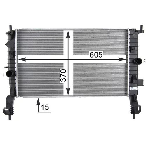 Chladič motora CR 2119 000P /MAHLE/ - obr. 8