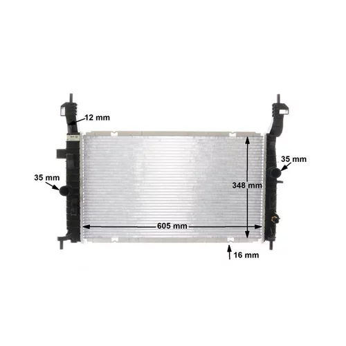 Chladič motora CR 2120 000S /MAHLE/ - obr. 11