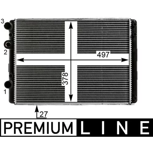 Chladič motora MAHLE CR 29 000P
