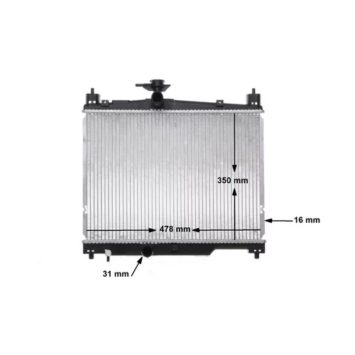 Chladič motora CR 539 000S /MAHLE/ - obr. 17