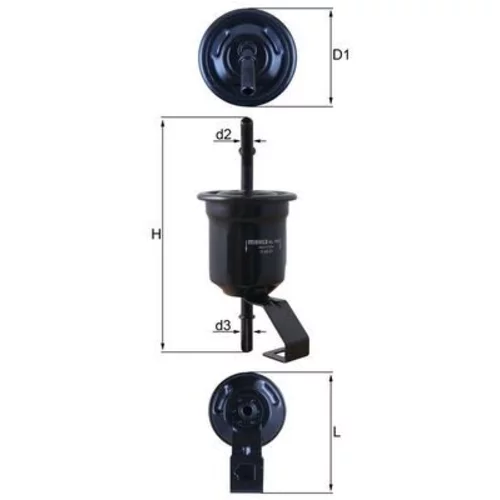 Palivový filter MAHLE KL 1161