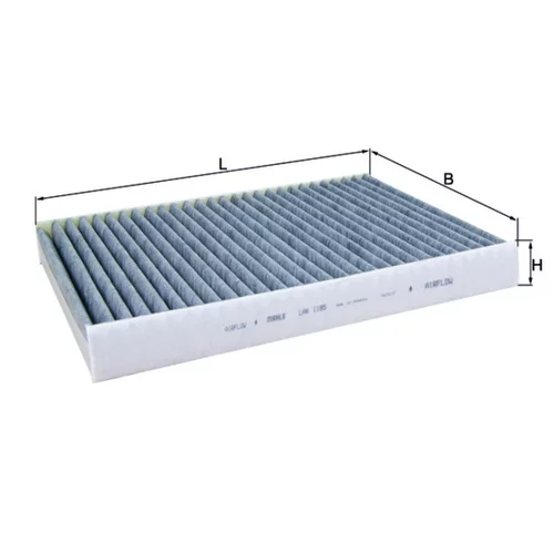 Filter vnútorného priestoru LAK 1185 /MAHLE/ - obr. 2