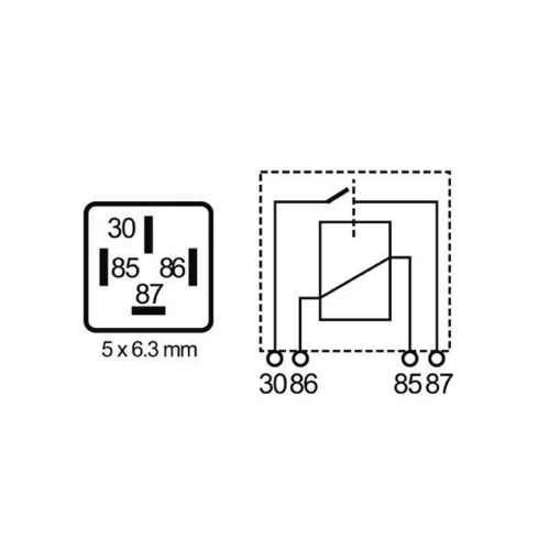 Relé pracovného prúdu MR 56 /MAHLE/ - obr. 1