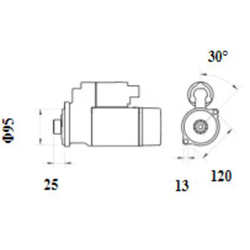 Štartér MS 1156 /MAHLE/ - obr. 1