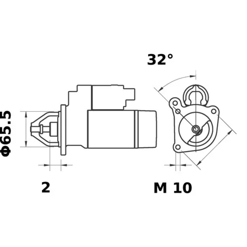 Štartér MS 376 /MAHLE/ - obr. 4