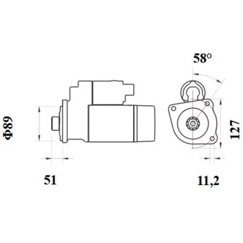 Štartér MS 888 /MAHLE/ - obr. 3