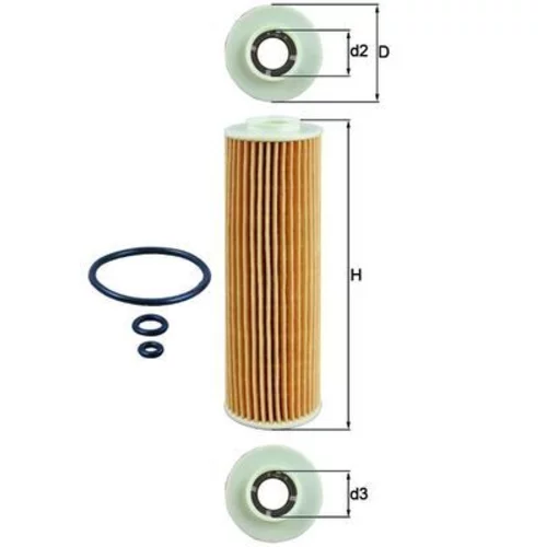 Olejový filter MAHLE OX 183/5D1