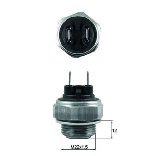 Teplotný spínač ventilátora chladenia TSW 62 /MAHLE/ - obr. 2