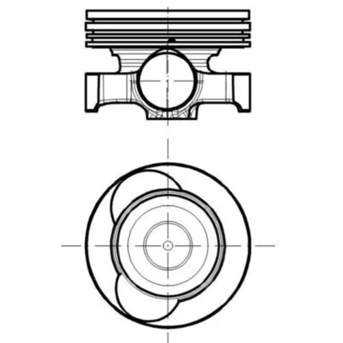 Piest 021 PI 00118 100 /MAHLE/ - obr. 1