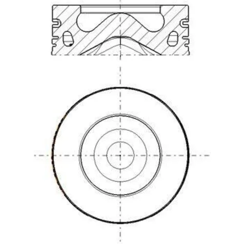 Piest MAHLE 279 PI 00104 002