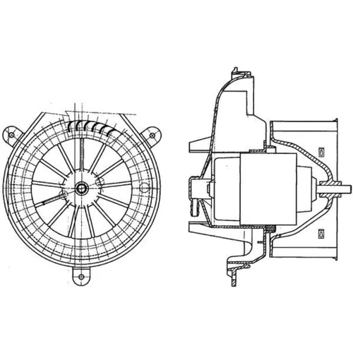 Vnútorný ventilátor AB 269 000P /MAHLE/ - obr. 2