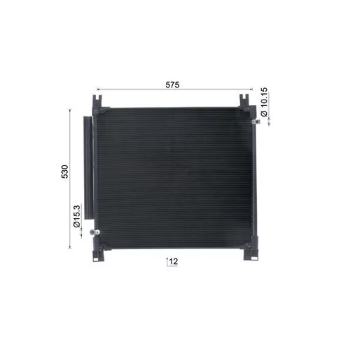 Kondenzátor klimatizácie AC 1077 000S /MAHLE/ - obr. 9