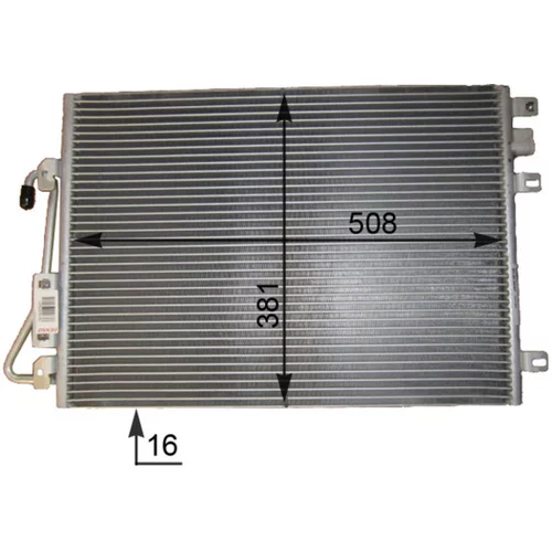 Kondenzátor klimatizácie AC 802 000P /MAHLE/ - obr. 2