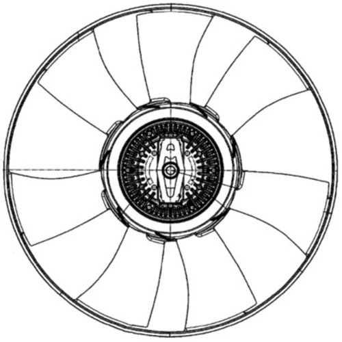Ventilátor chladenia motora CFF 501 000P /MAHLE/ - obr. 3