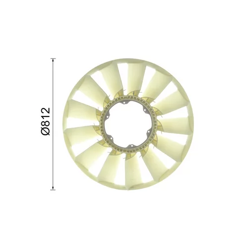 Koleso ventilátora chladenia motora CFW 55 000P /MAHLE/ - obr. 12