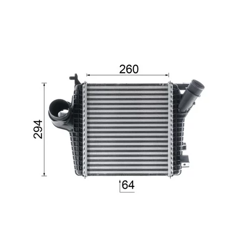 Chladič plniaceho vzduchu CI 221 000P /MAHLE/ - obr. 14
