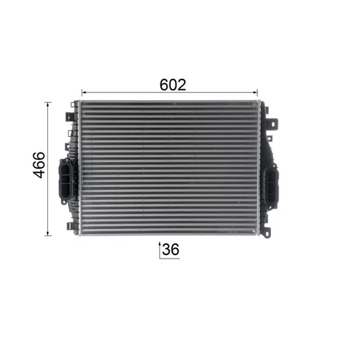 Chladič plniaceho vzduchu CI 377 000P /MAHLE/ - obr. 9