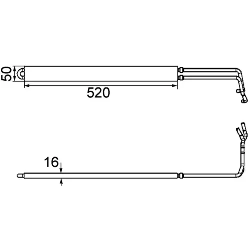 Chladič oleja riadenia CLC 103 000P /MAHLE/ - obr. 1