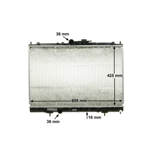 Chladič motora CR 1073 000S /MAHLE/ - obr. 9