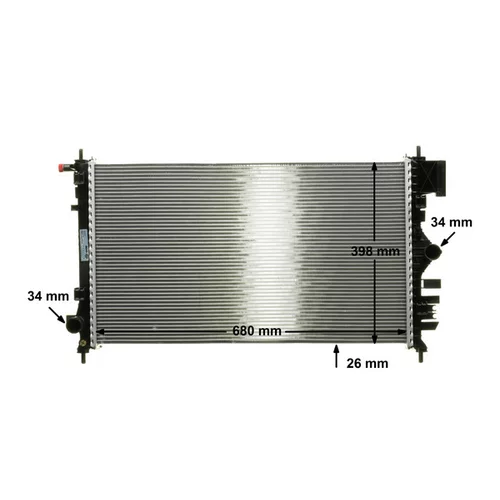 Chladič motora CR 1100 000P /MAHLE/ - obr. 9